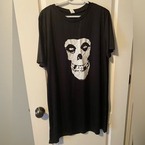 Misfits 2XL Silky Nightgown Pajama Dress